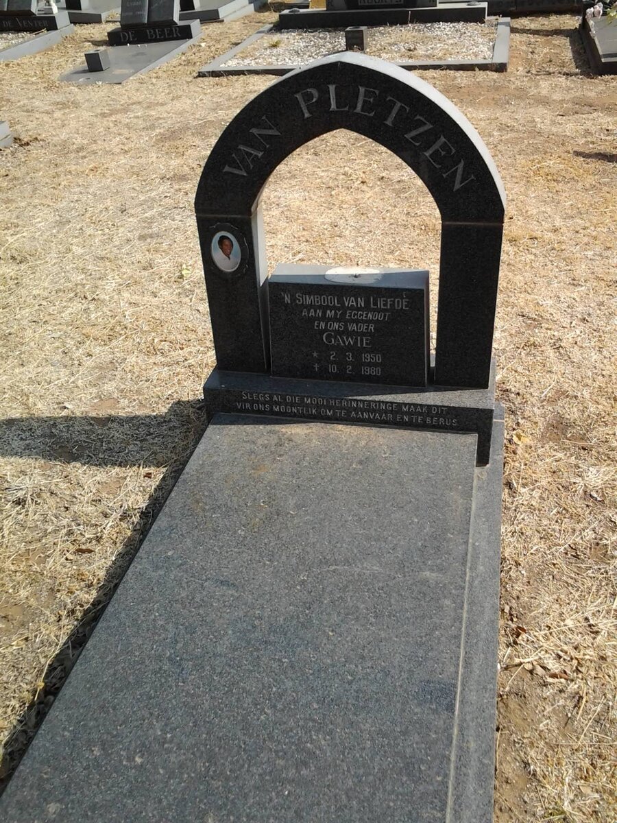 PLETZEN Gawie, van 1950-1980