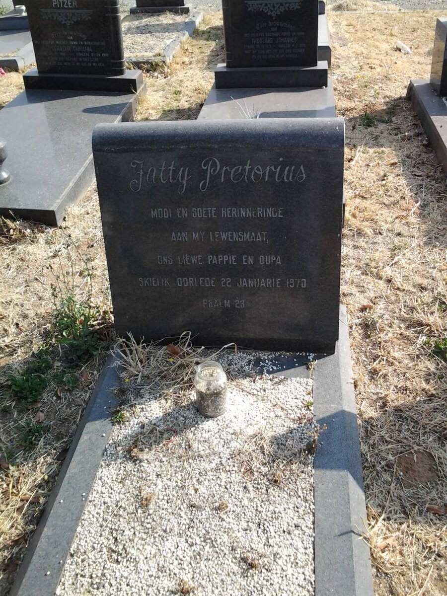 PRETORIUS Willem Jurgen Jacobus 1914-1970