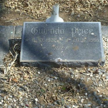 PRICE Gwenda 1932-1966