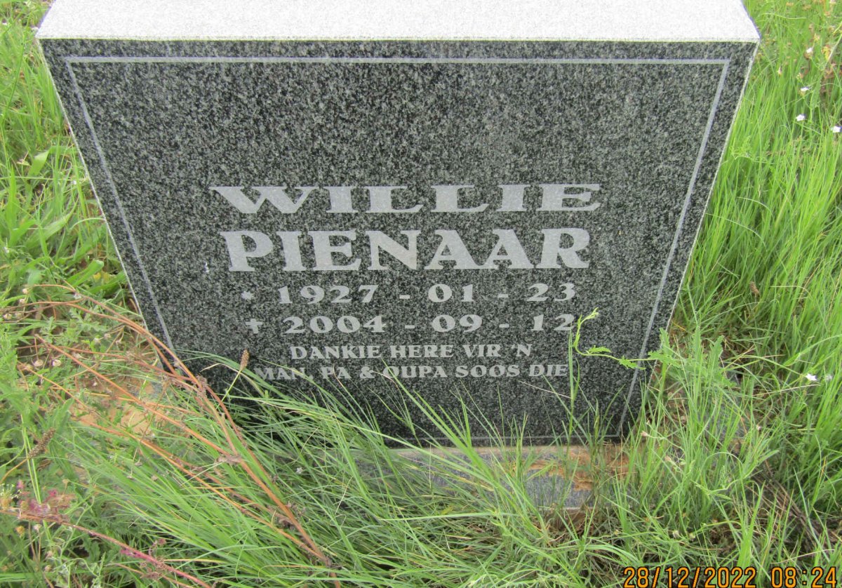 PIENAAR Willie 1927-2004