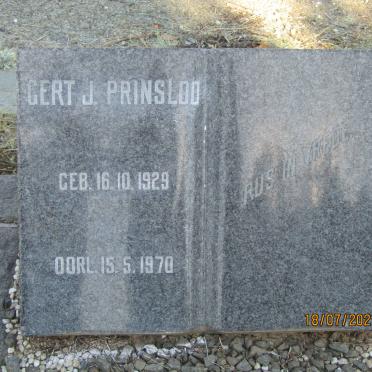 PRINSLOO Gert J. 1929-1970