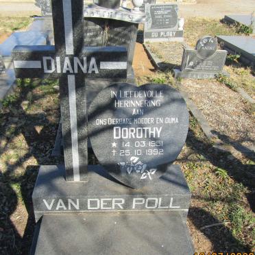 POLL Dorothy, van der 1951-1992