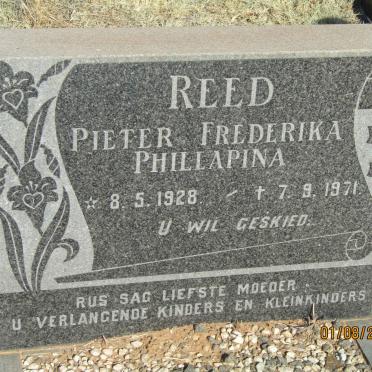 REED Pieter Frederika Phillapina 1928-1971