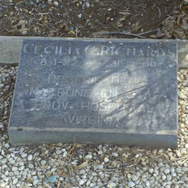 RICHARDS Cecilia C. 1922-1966