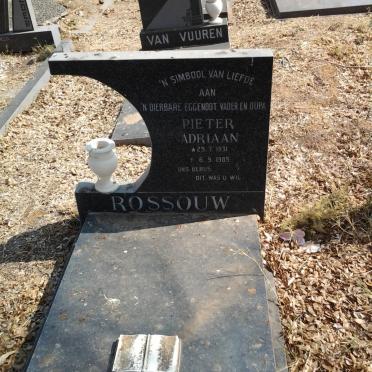 ROSSOUW Pieter Adriaan 1931-1985