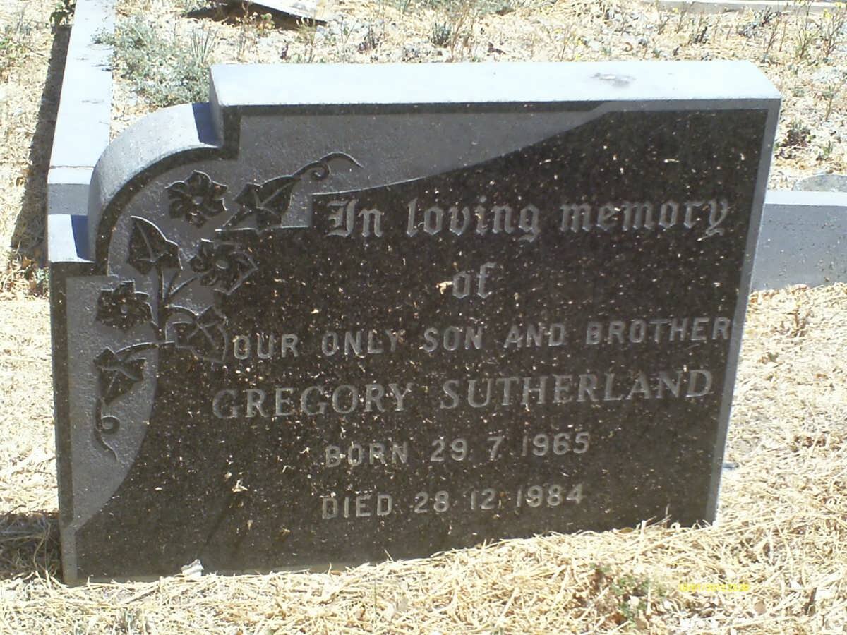 SUTHERLAND Gregory 1965-1984