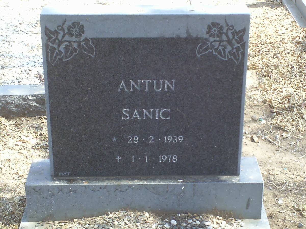 SANIC Antun 1939-1978