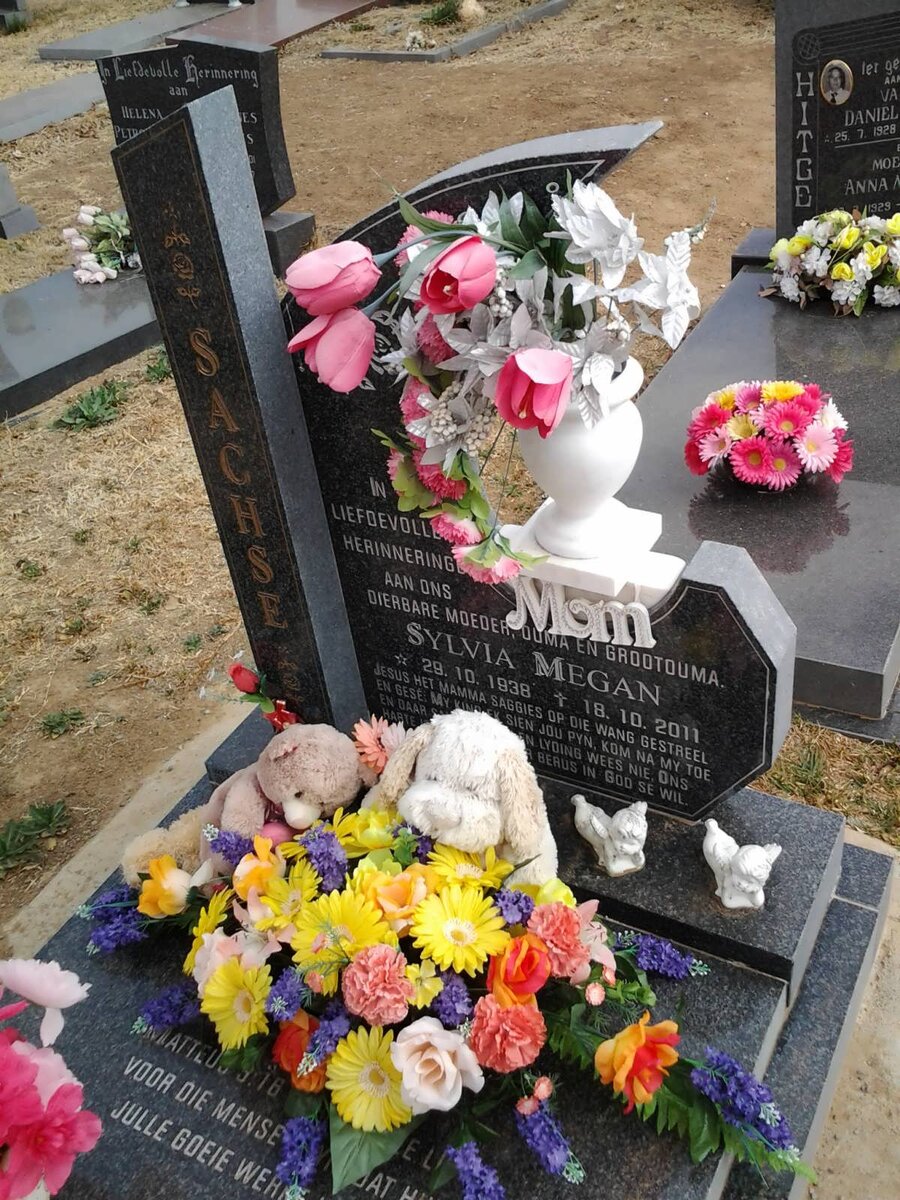 SACHSE Sylvia Megan 1938-2011