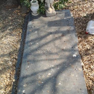 SNYMAN Maria Magdalena 1897-1980