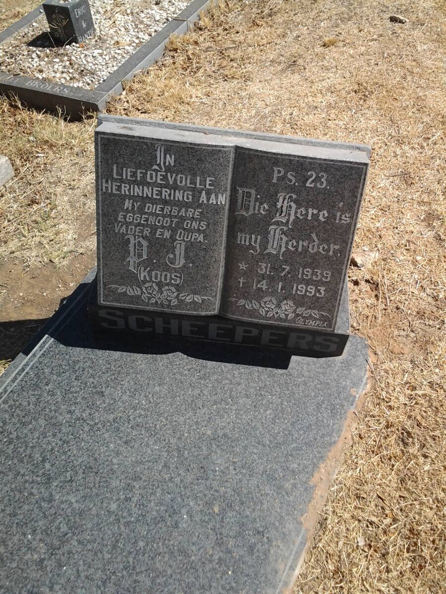 SCHEEPERS P.J. 1939-1993