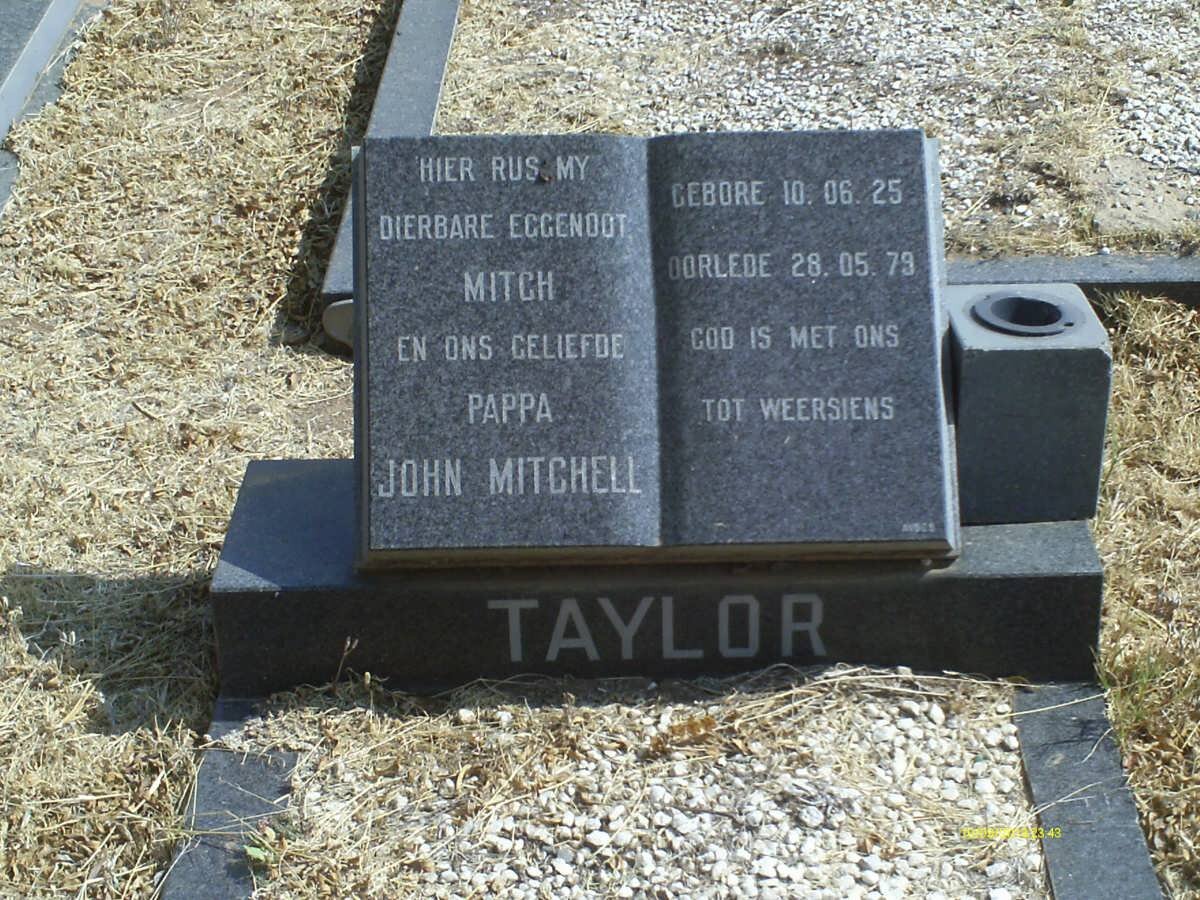TAYLOR John Mitchell 1925-1979