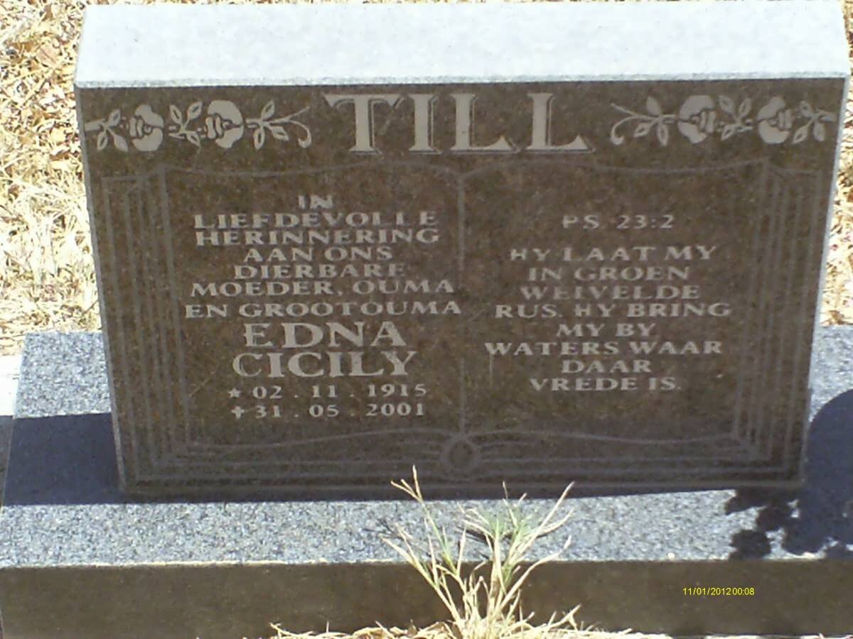TILL Edna Cicily 1915-2001