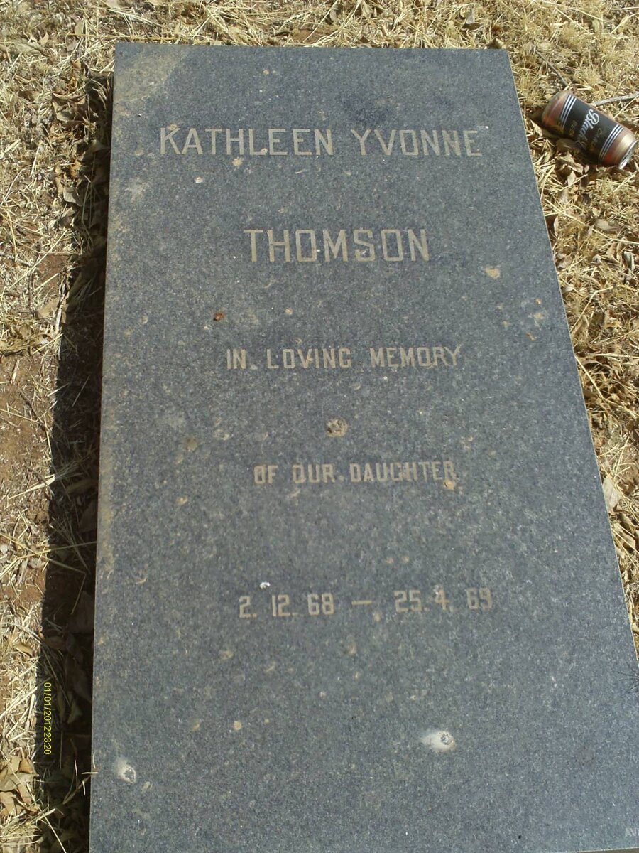 THOMSON Kathleen Yvonne 1968-1969