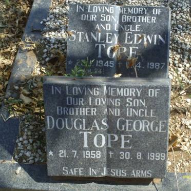 TOPE Ivy 1914-1975 :: TOPE Stanley Edwin 1945-1987 :: TOPE Douglas George 1958-1999