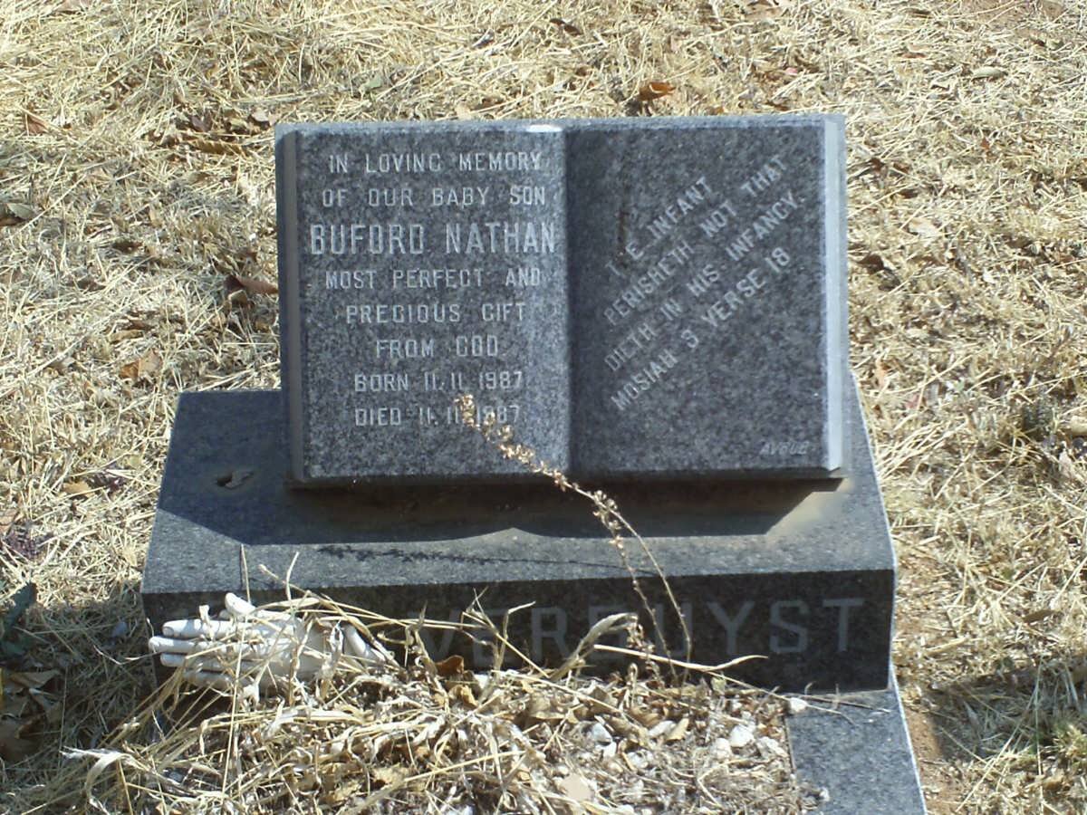 VERBUYST Burford Nathan 1987-1987