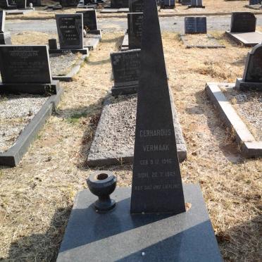 VERMAAK Gerhardus 1946-1969