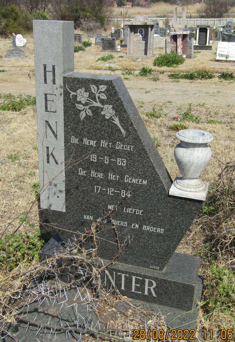 VENTER Henk 1963-1984