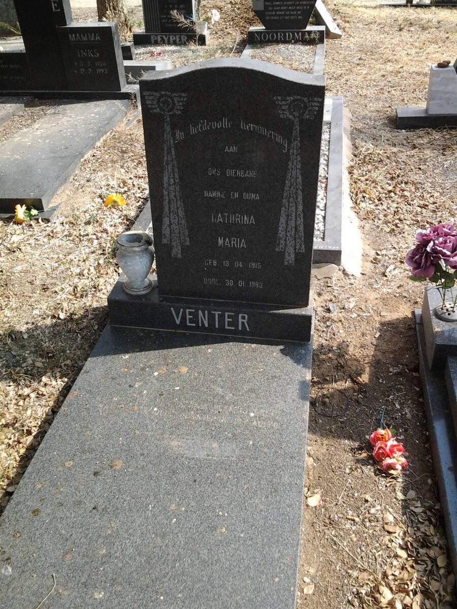 VENTER Cathrina Maria 1915-1983