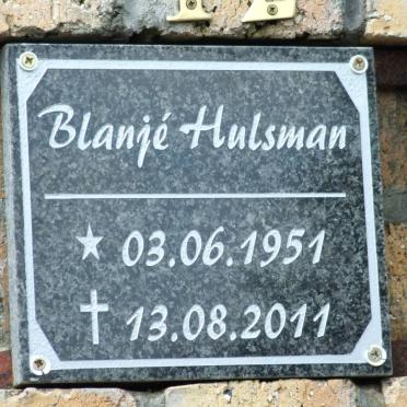 HULSMAN Blanjé 1951-2011
