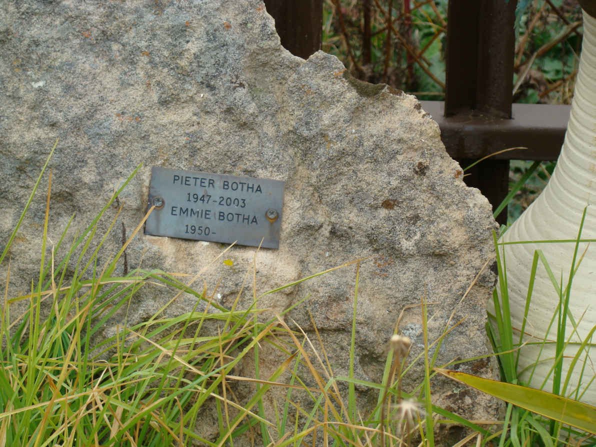 BOTHA Pieter 1947-2003 &amp; Emmie 1950-