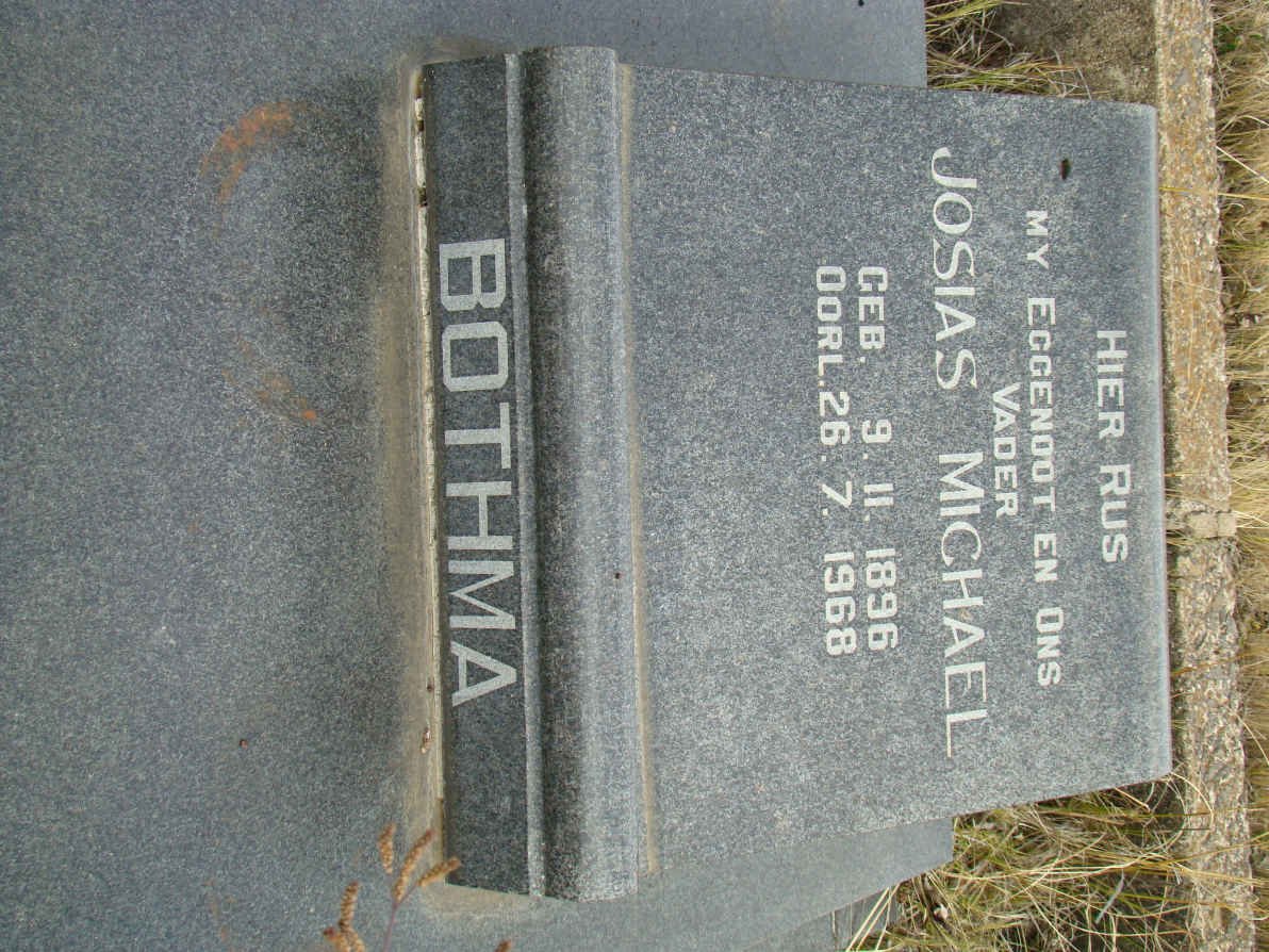 BOTHMA Josias Michael 1896-1968