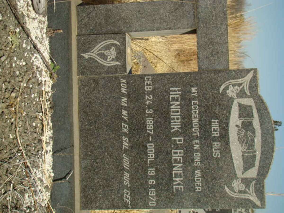 BENEKE Hendrik P. 1897-1970