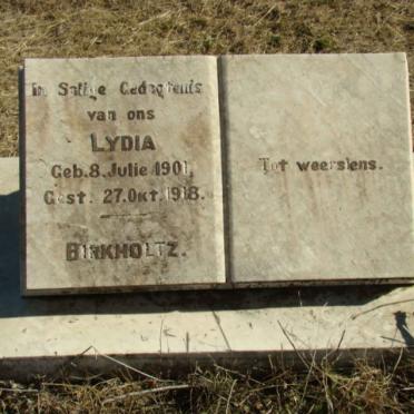 BIRKHOLTZ Lydia 1901-1918