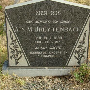 BREYTENBACH A.S.M. 1899-1975