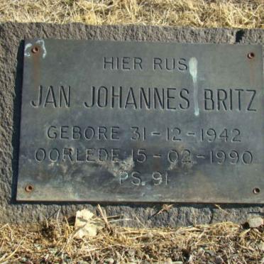 BRITZ Jan Johannes 1942-1990