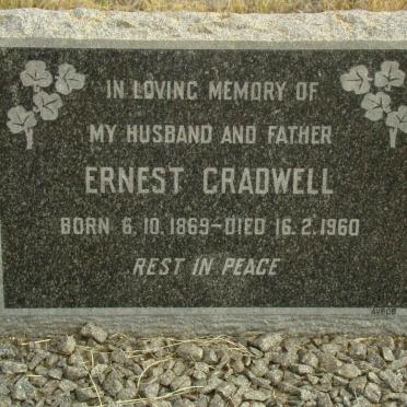 CRADWELL Ernest 1869-1960