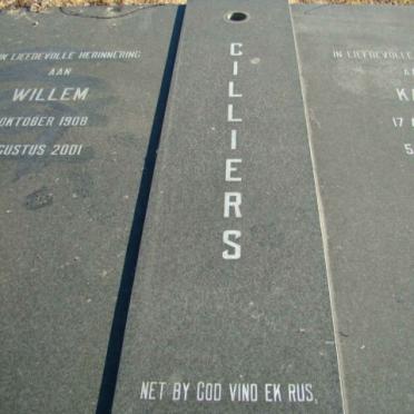 CILLIERS Willem 1908-2001 &amp; Katie 1906-1996