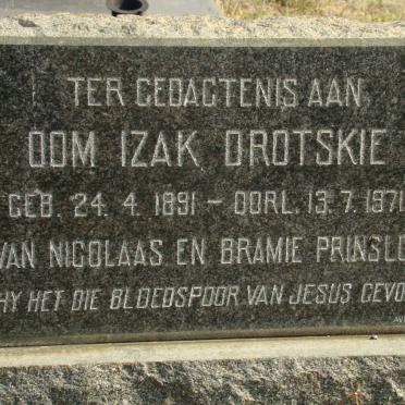 DROTSKIE Izak 1891-1971