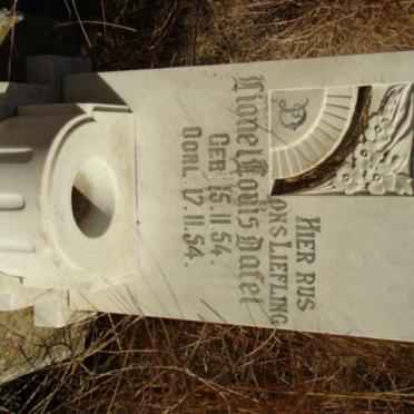 DAFEL Lionel Louis 1954-1954