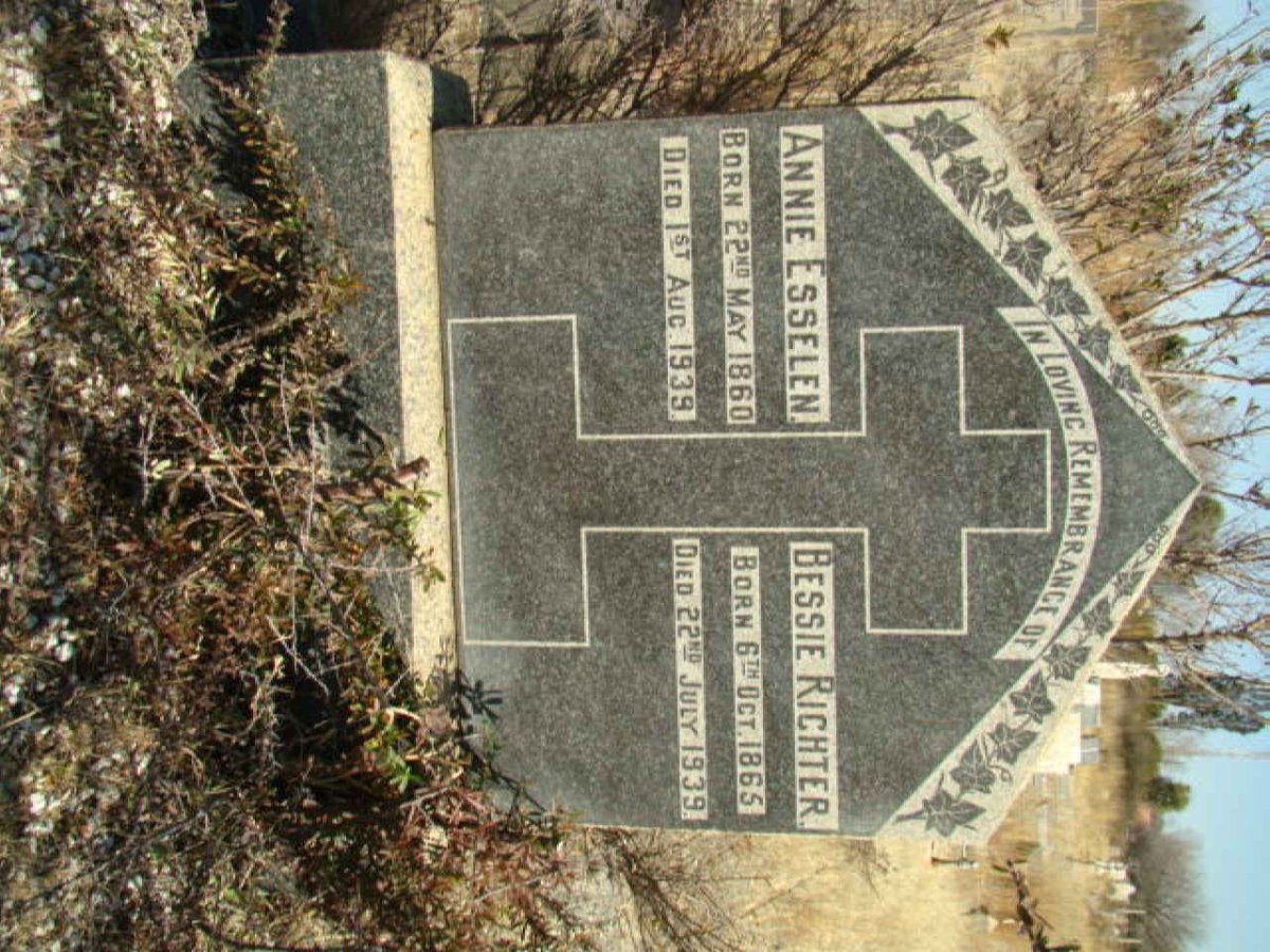 ESSELEN Annie 1860-1939 :: RICHTER Bessie 1865-1939