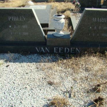 EEDEN Philly, van 1913-1988 &amp; Marie 1913-1993