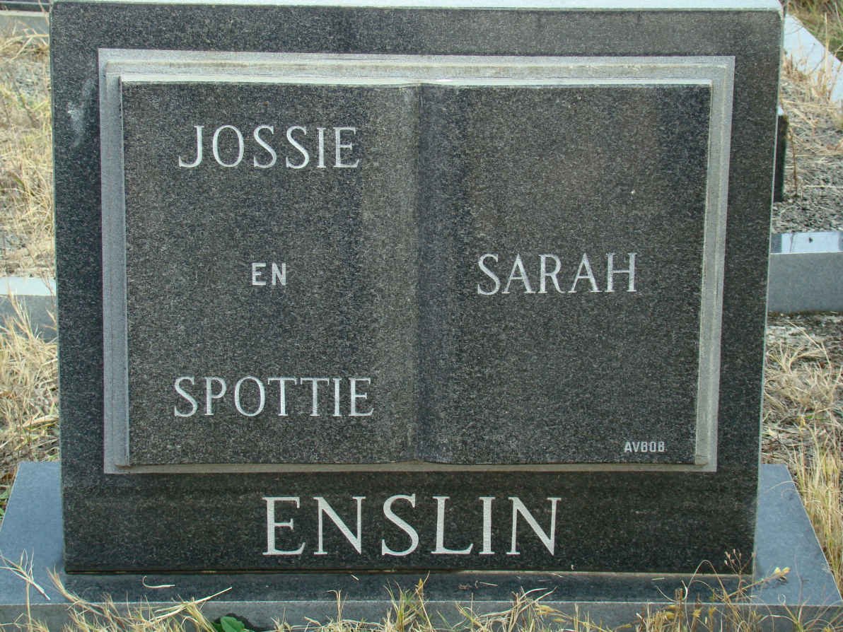 ENSLIN Sarah :: ENSLIN Jossie :: ENSLIN Spottie