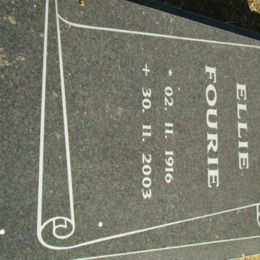 FOURIE Ellie 1916-2003
