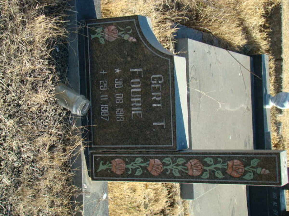 FOURIE Gert T. 1913-1987