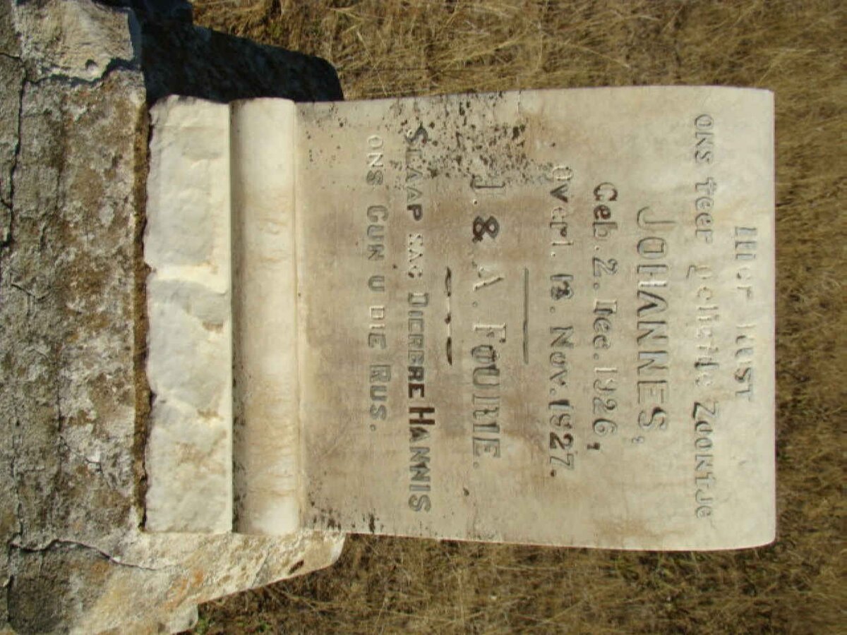 FOURIE Johannes 1926-1927