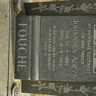 FOUCHE Johannes Alwyn 1882-1956