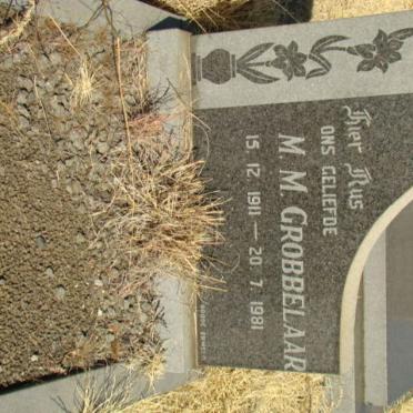 GROBBELAAR M.M. 1911-1981