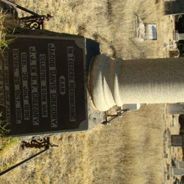 GREGORY Jacob Davis Gregory 1896-1918