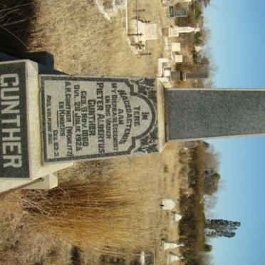 GUNTHER Pieter Albertus 1860-1925