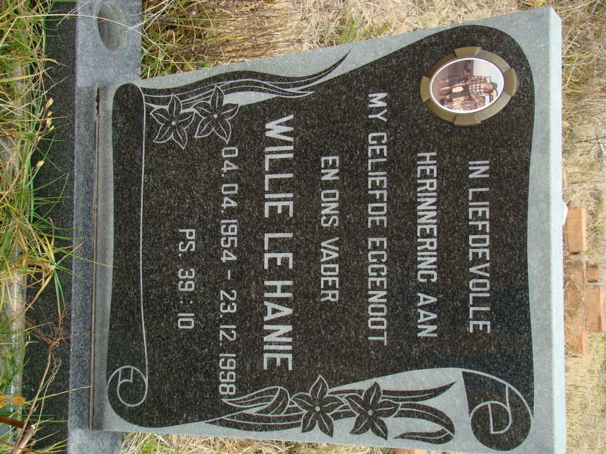 HANNIE Willie, le 1954-1998