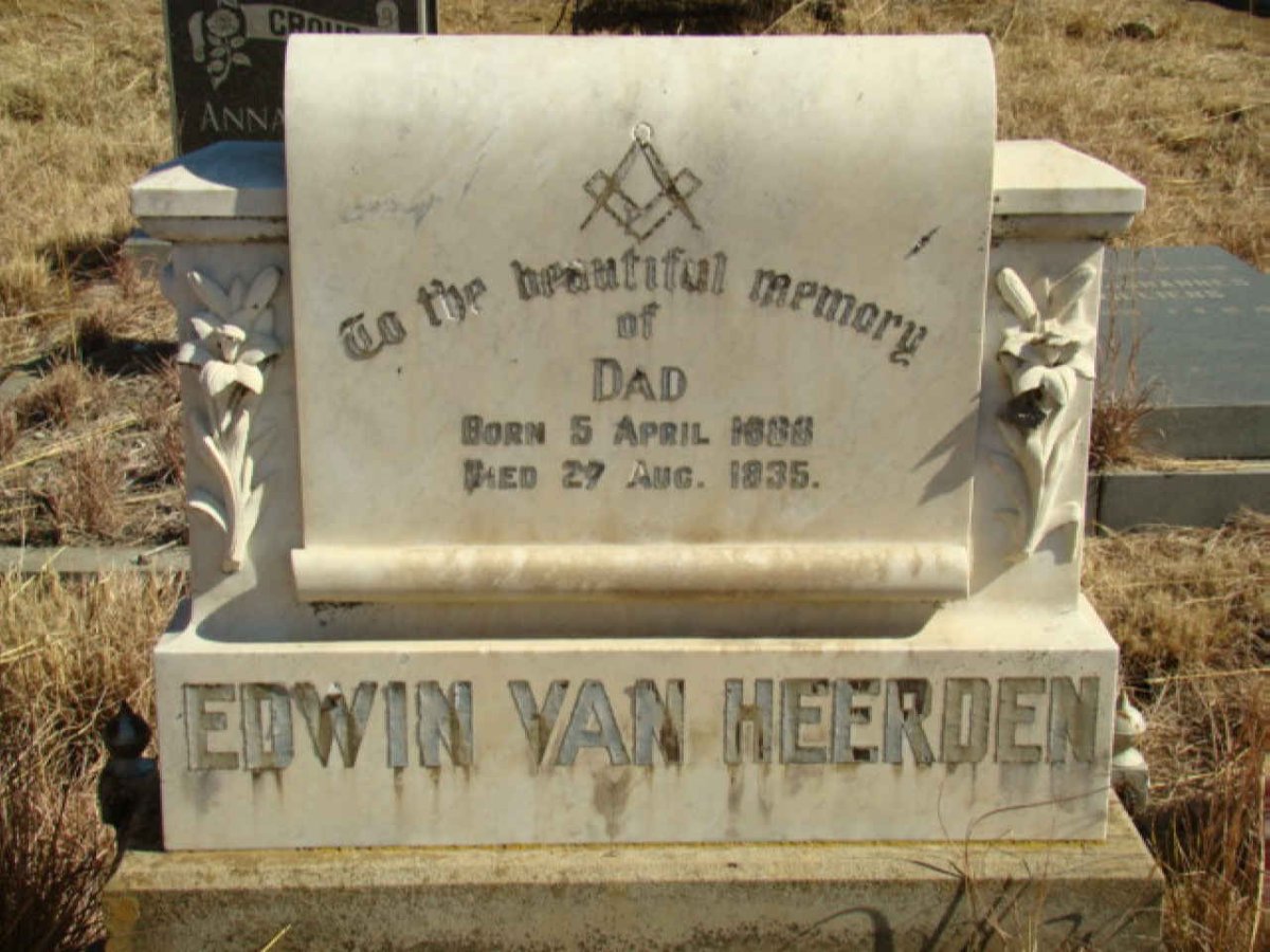 HEERDEN Edwin, van 1888-1935
