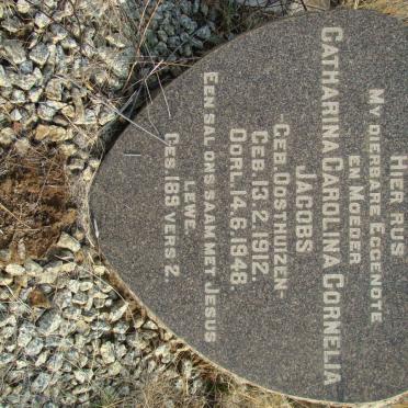 JACOBS Catharina Carolina Cornelia nee OOSTHUIZEN 1912-1948