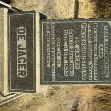 JAGER Pieter Christiaan, de 1860-1933