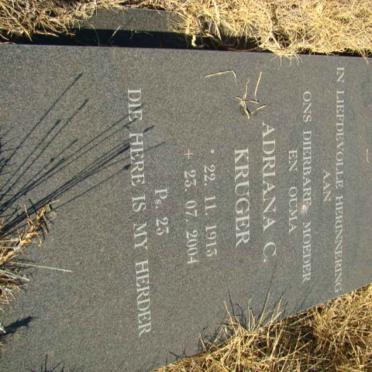 KRUGER Adriana C. 1913-2004