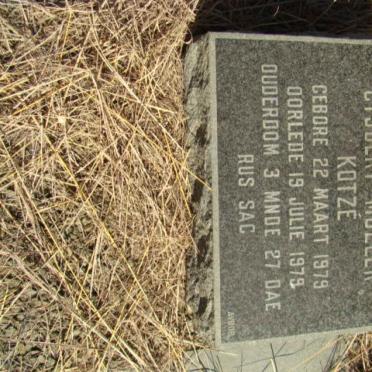 KOTZE Gysbert Muller 1979-1979