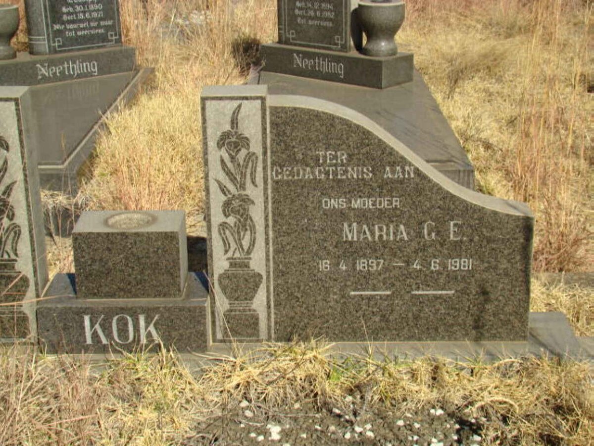 KOK Maria G.E. 1897-1981